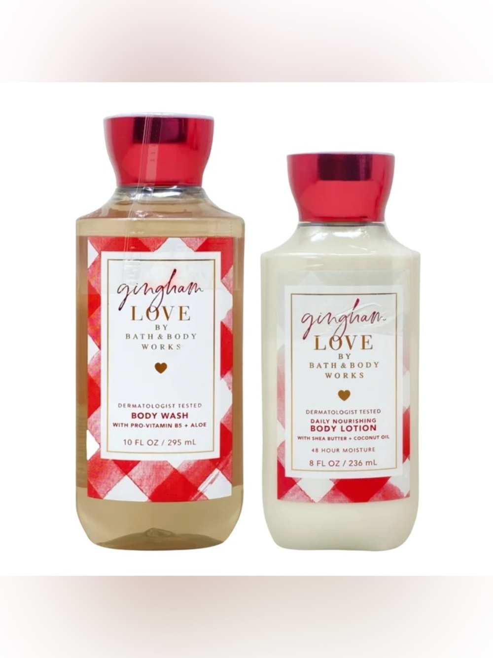 Bath & Body Works Gingham Love Body Wash & Lotion